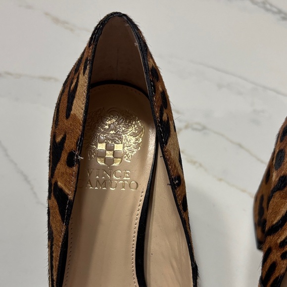 Vince Camuto Animal Print Block Heels - Picture 12 of 12